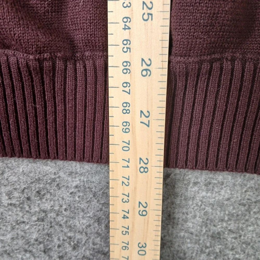 Izod Men's 100% Cotton Size XL Red Geometric Pullover‎ Sweater